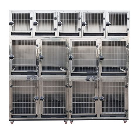 used stainless steel dog box for sale|used cage kennel doors.